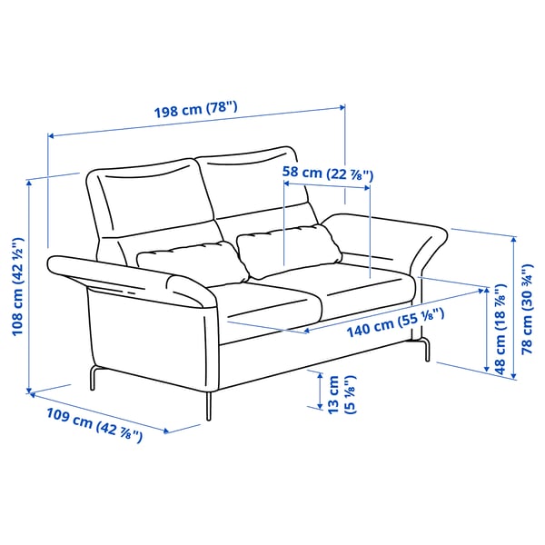 Abbildung mit Maßen für das Produkt: FAMMARP.