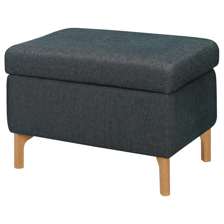 FAMMARP Hocker mit Aufbewahrung - Metall/Djuparp dunkel grünblau - IKEA