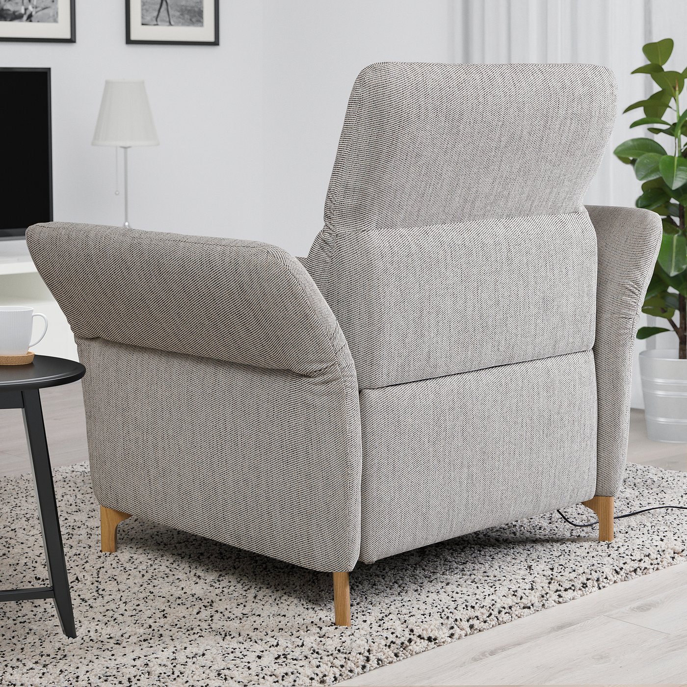 Thumbnail - IKEA FAMMARP Ruhesessel elektrisch Holz/Viarp beige/braun Holz/Viarp beige/braun