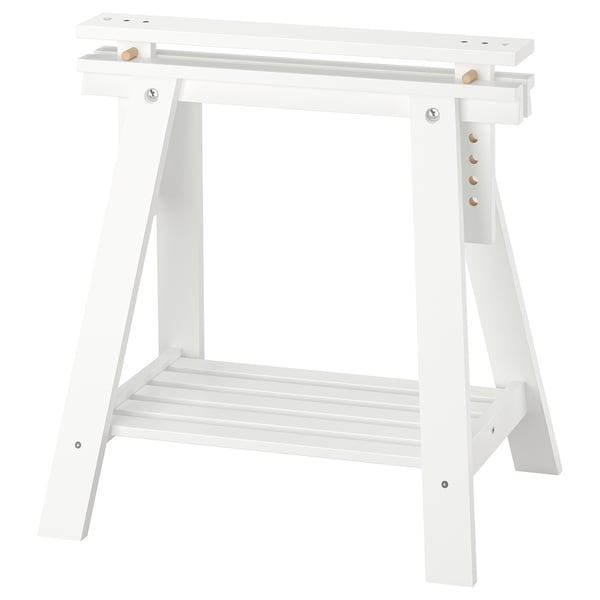 FINNVARD Tischbock mit Ablage, weiß, 70x71/93 cm - IKEA Deutschland