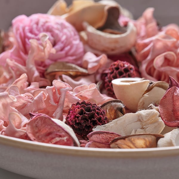 FRÖFINK Potpourri, duftend, rosa Blüten rosa, 60 g