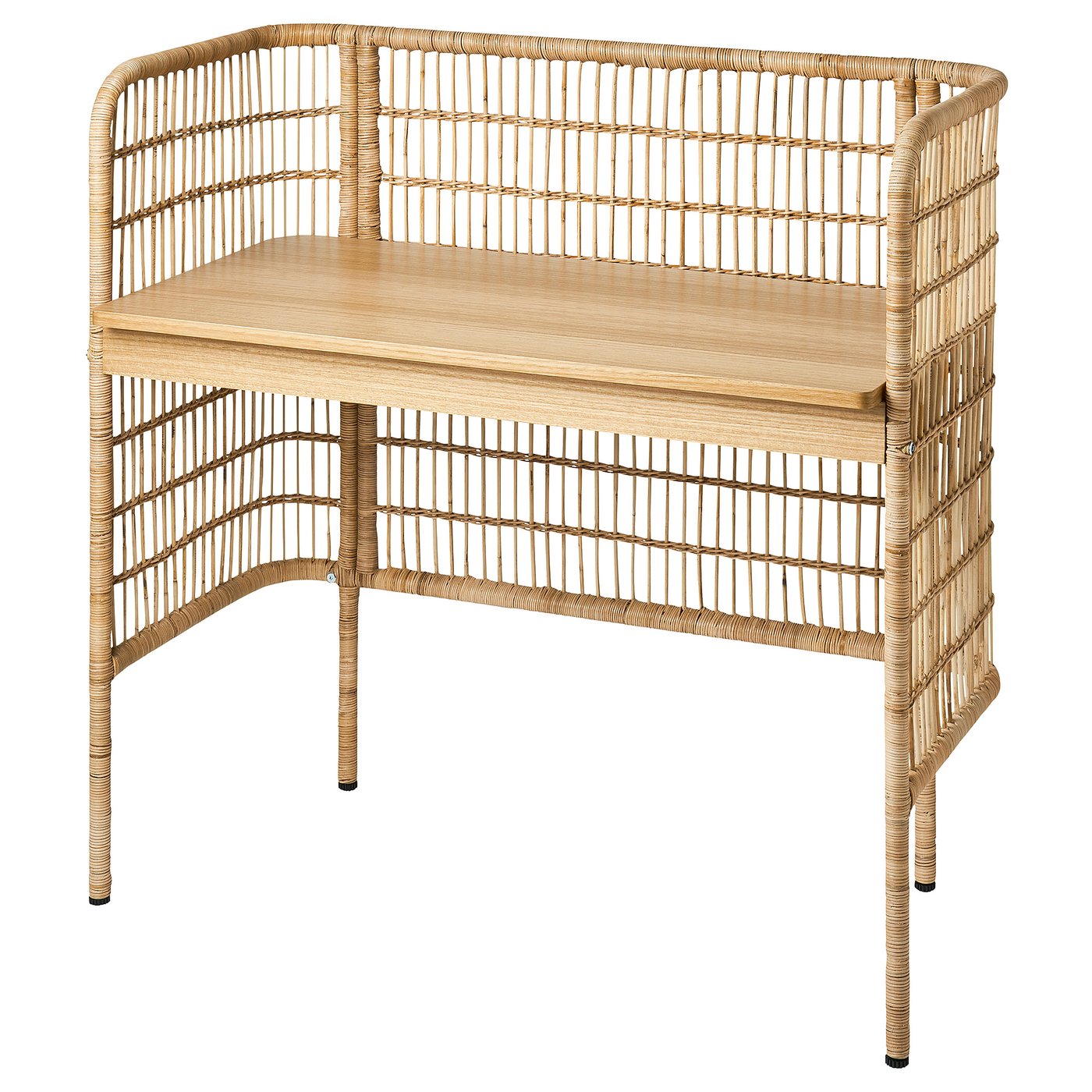 IKEA FRYKSÅS Schreibtisch Rattan