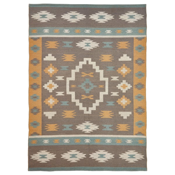 GERSHÖJ Teppich flach gewebt - bunt - IKEA Deutschland