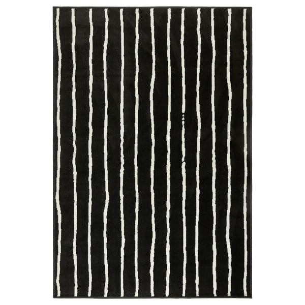 Gorlose Teppich Kurzflor Schwarz Weiss Ikea Deutschland