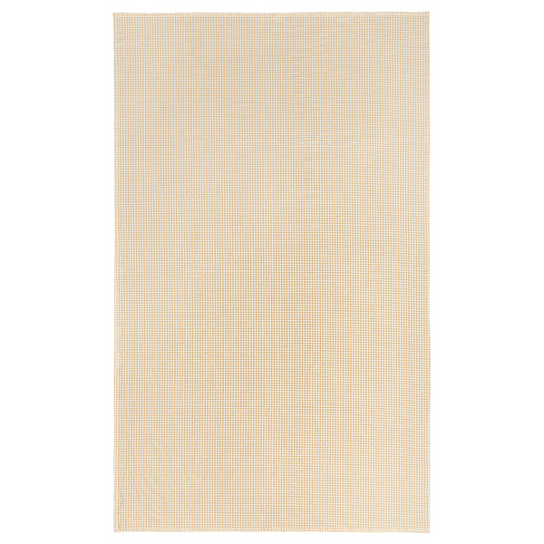 Gokvallå Tischdecke, Beige, Rautenmosaikmuster, Mischung aus Jute und Baumwolle.