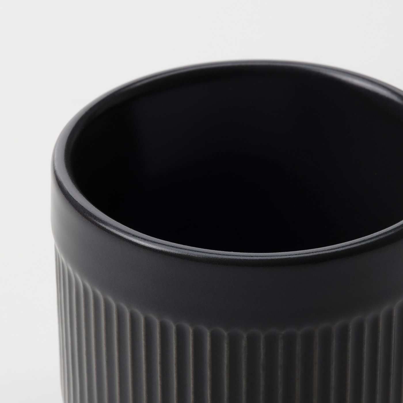Thumbnail - IKEA GRADVIS Übertopf drinnen/draußen schwarz 6 cm