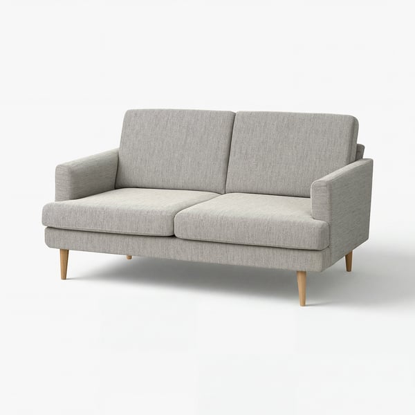 GRILLSTORP/SMEDSTORP 2er-Sofa, Viarp/beige/braun Eiche