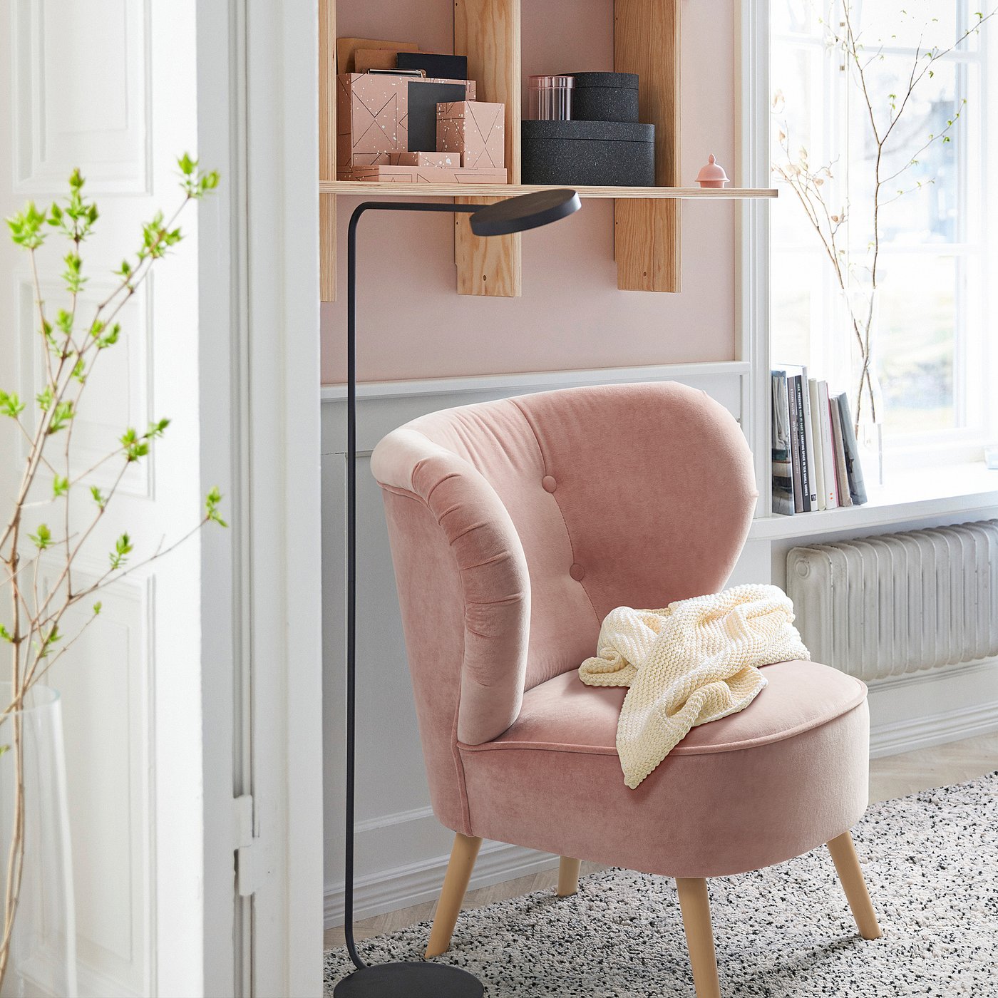 Gubbo Sessel Samt Rosa Ikea Deutschland