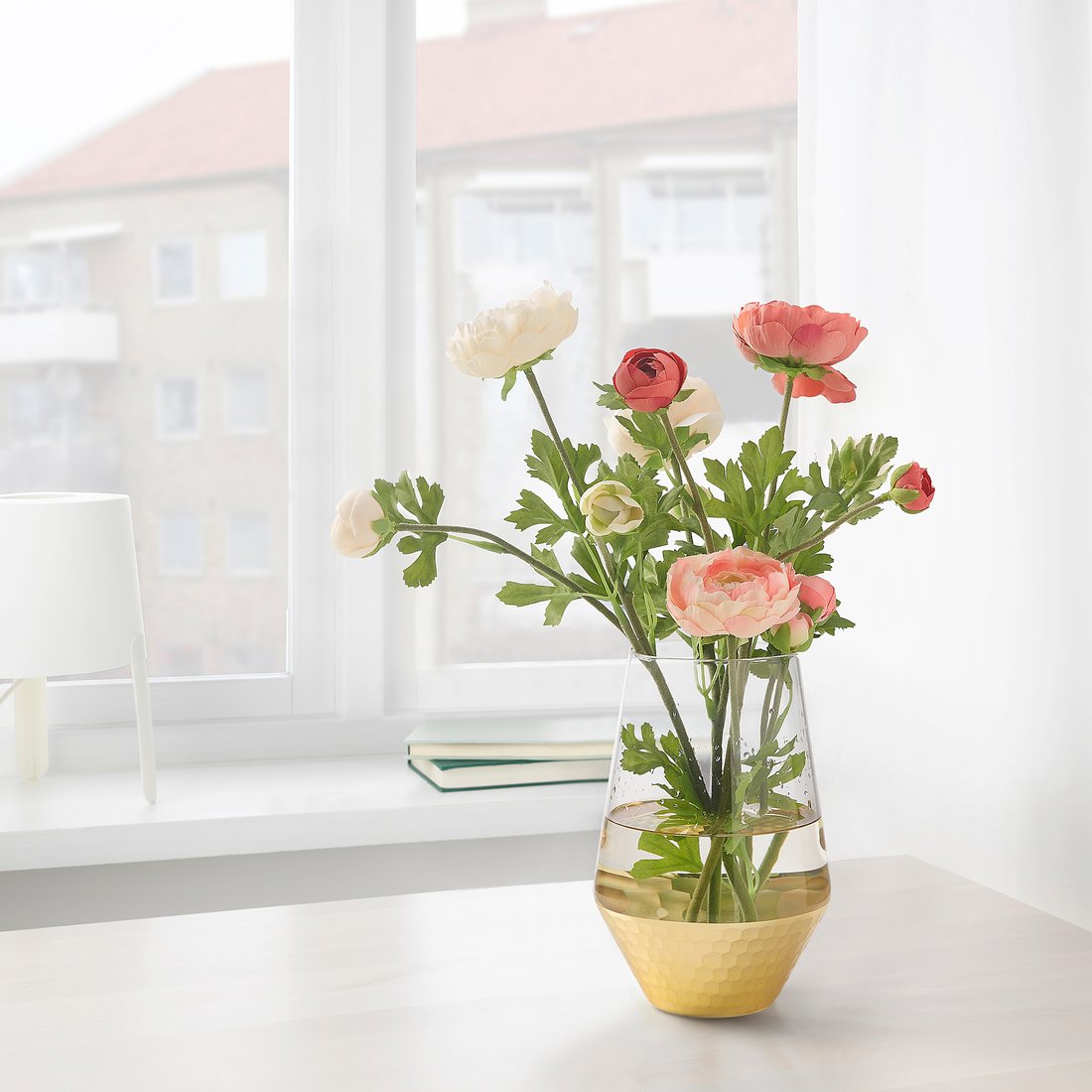 HÅGKOMST Vase, Glas/goldfarben, 20 cm - IKEA Deutschland