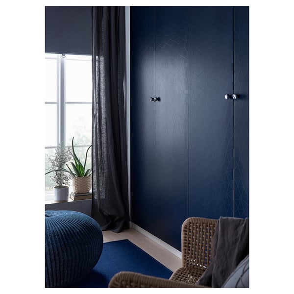 HAMNÅS Tür mit Scharnier - schwarzblau - IKEA Deutschland