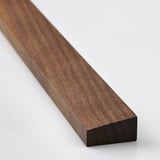 Poliertes dunkles Holz
