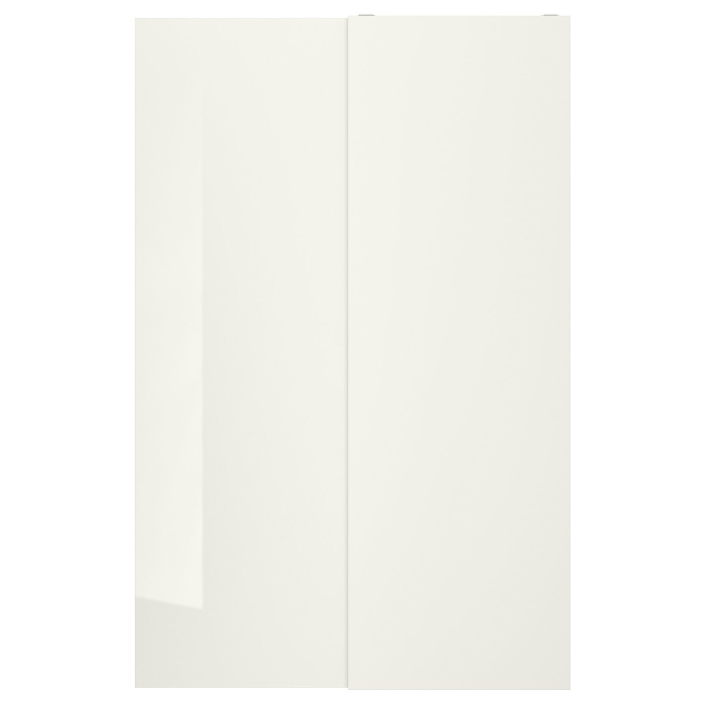 Hasvik Schiebeturpaar Hochglanz Weiss Ikea Deutschland