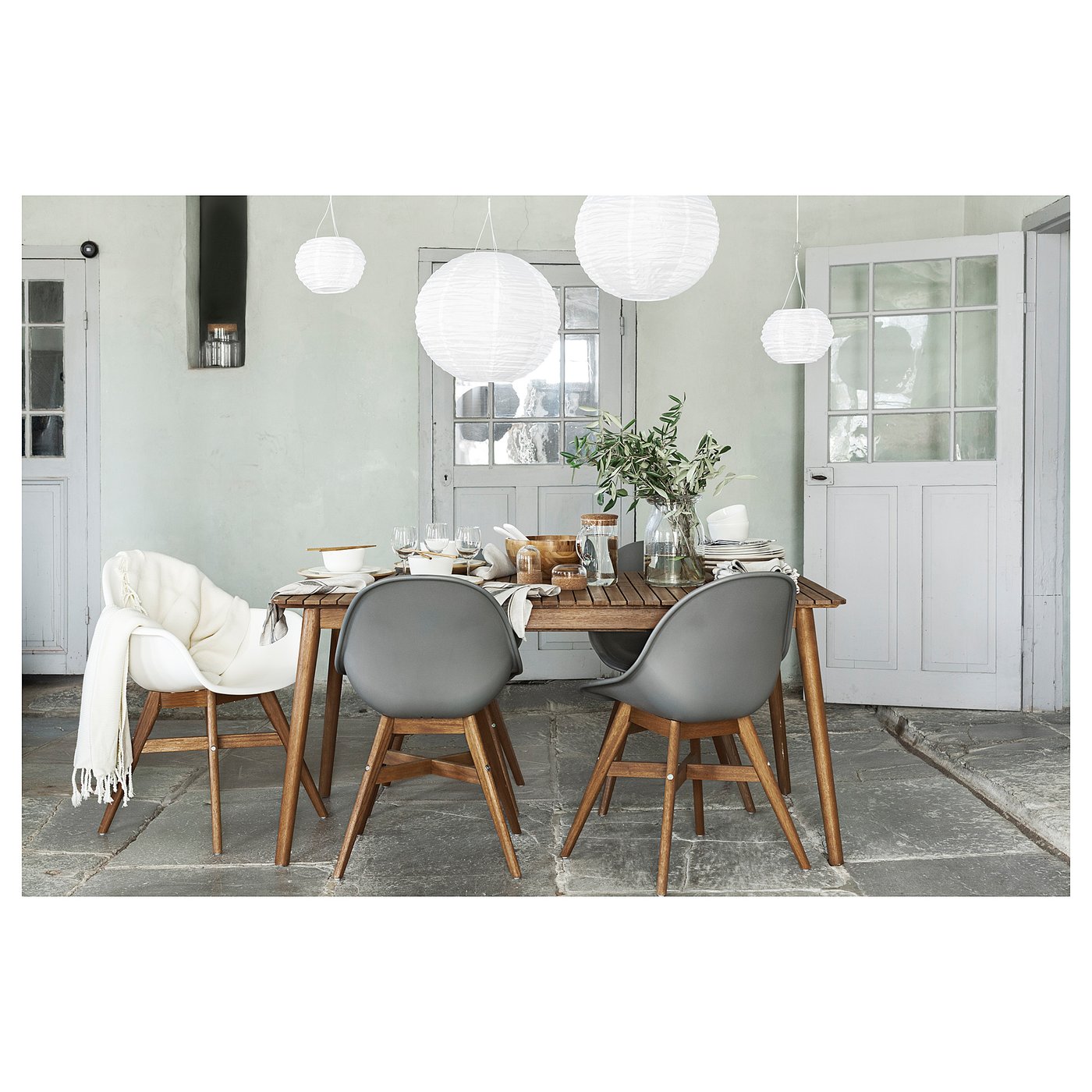 Hattholmen Tisch Aussen Eukalyptus Eiche Hell Hier Geht Es Zum