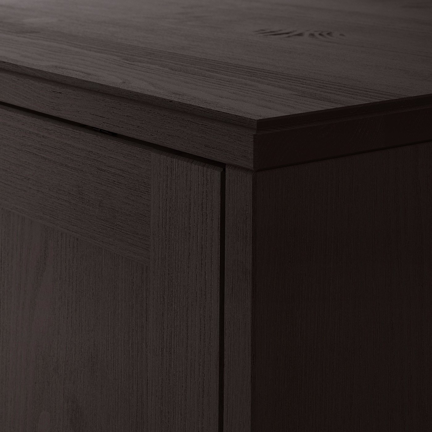 Relaxdays Badezimmerschrank Dunkelbraun Lamell Real