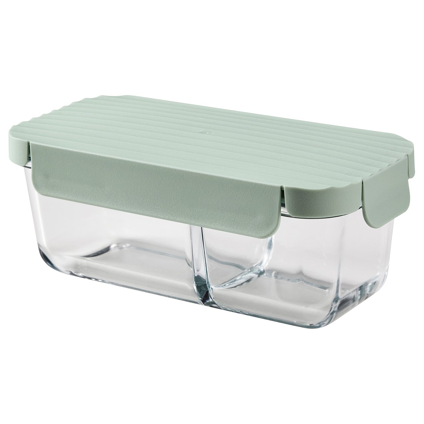 IKEA HAVSTOBIS Lunchbox transparent/hellgrün