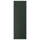 Eine HAVSTORP-Tür in tiefem Grün. Es ist rechteckig, glatt mit geraden Linien, hergestellt aus Acrylfarbe und Faserplatten.