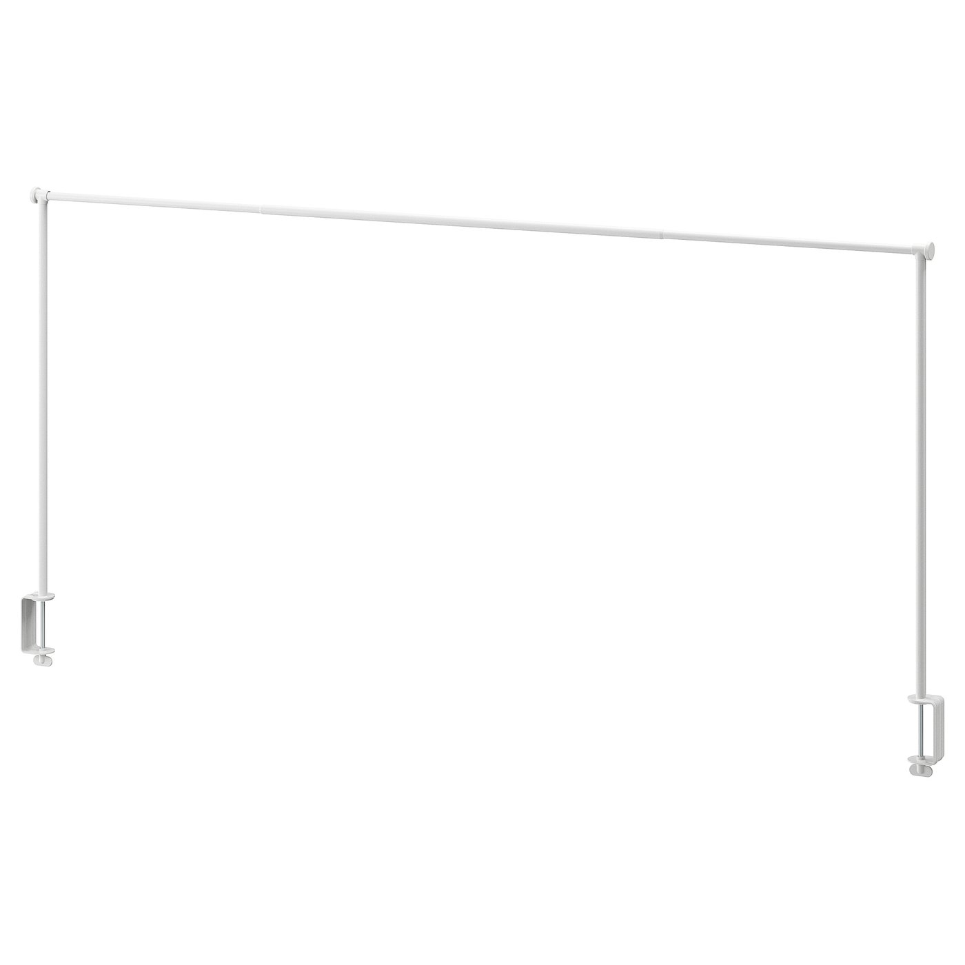 IKEA HELGEÖ Dekostange für Tisch weiß verstellbar/für draußen drinnen