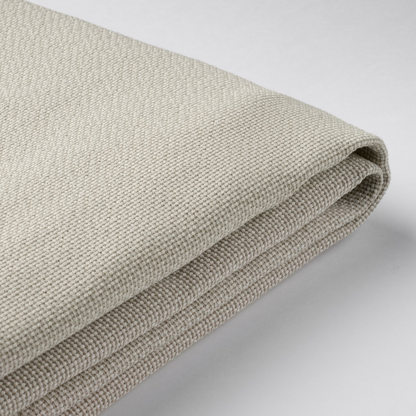 IKEA HEMFJÄLLET Bezug Boxspringbett mit Bettkasten Odensvi hellbeige Odensvi hellbeige  140x200 cm
