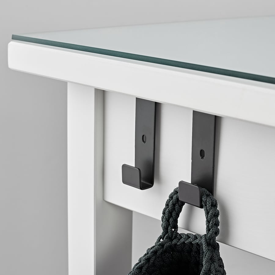 HEMNES Frisiertisch mit Spiegel, weiß gebeizt, 110x45 cm IKEA Deutschland