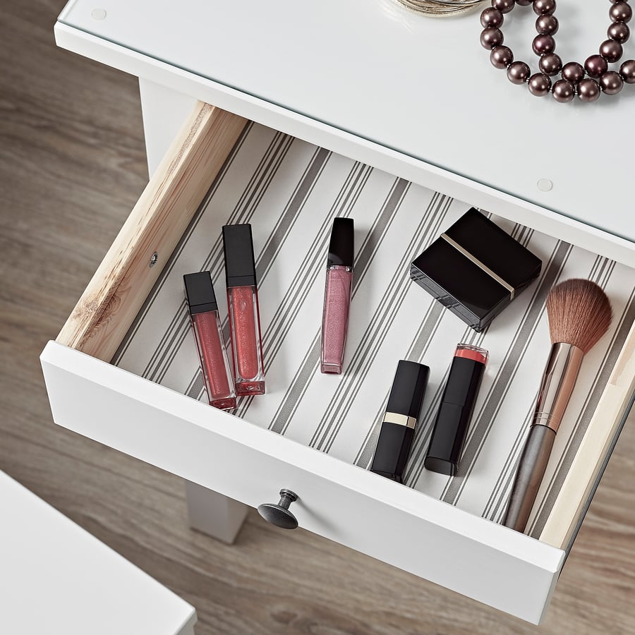 HEMNES Frisiertisch mit Spiegel, weiß gebeizt, 110x45 cm IKEA Deutschland