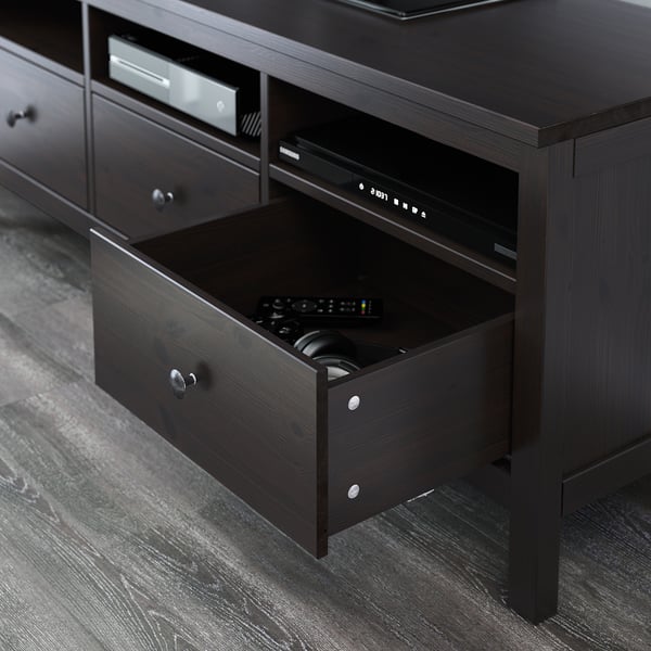 Hemnes Tv Bank Schwarzbraun Ikea Deutschland