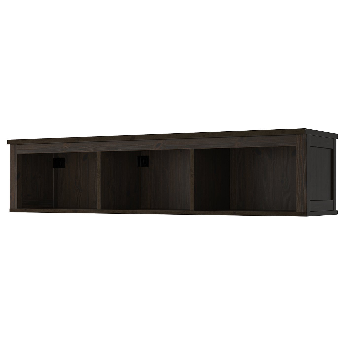 HEMNES Wandregal, schwarzbraun, 148x37 cm - IKEA Deutschland