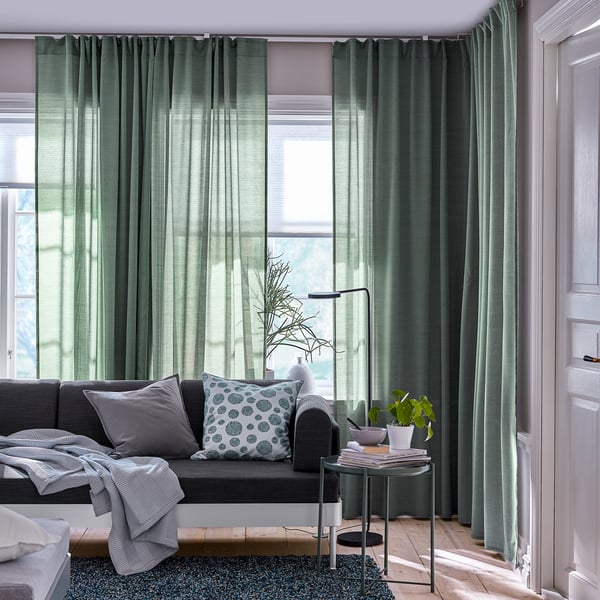 Ikea Vorhange Einlaufen Kleines Gelbes Haus Country Vorhange