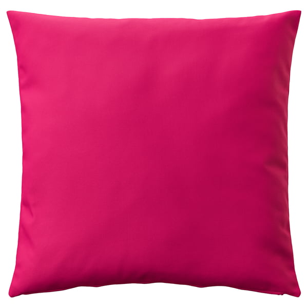 HJÄRTERÖ Kissenbezug, leuchtend rosa für draußen/innen, 50x50 cm