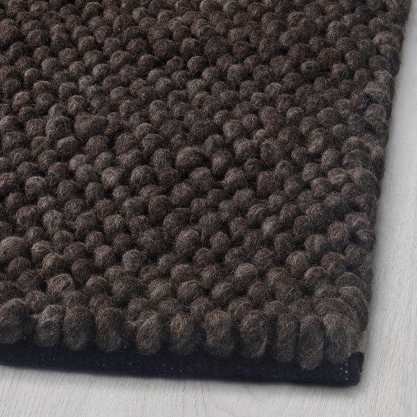 Hjorthede Teppich Handarbeit Grau Ikea Deutschland