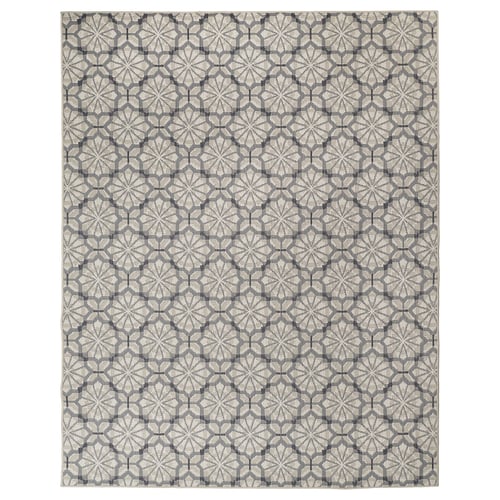 Hundslund Teppich Flach Gewebt Drinnen Drau Grau Beige 200x250 Cm Ikea Deutschland