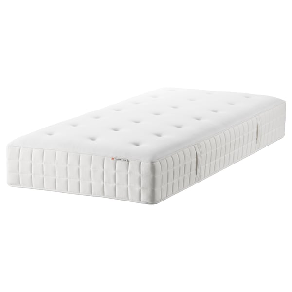 Hyllestad Taschenfederkernmatratze Mittelfest Weiss Ikea