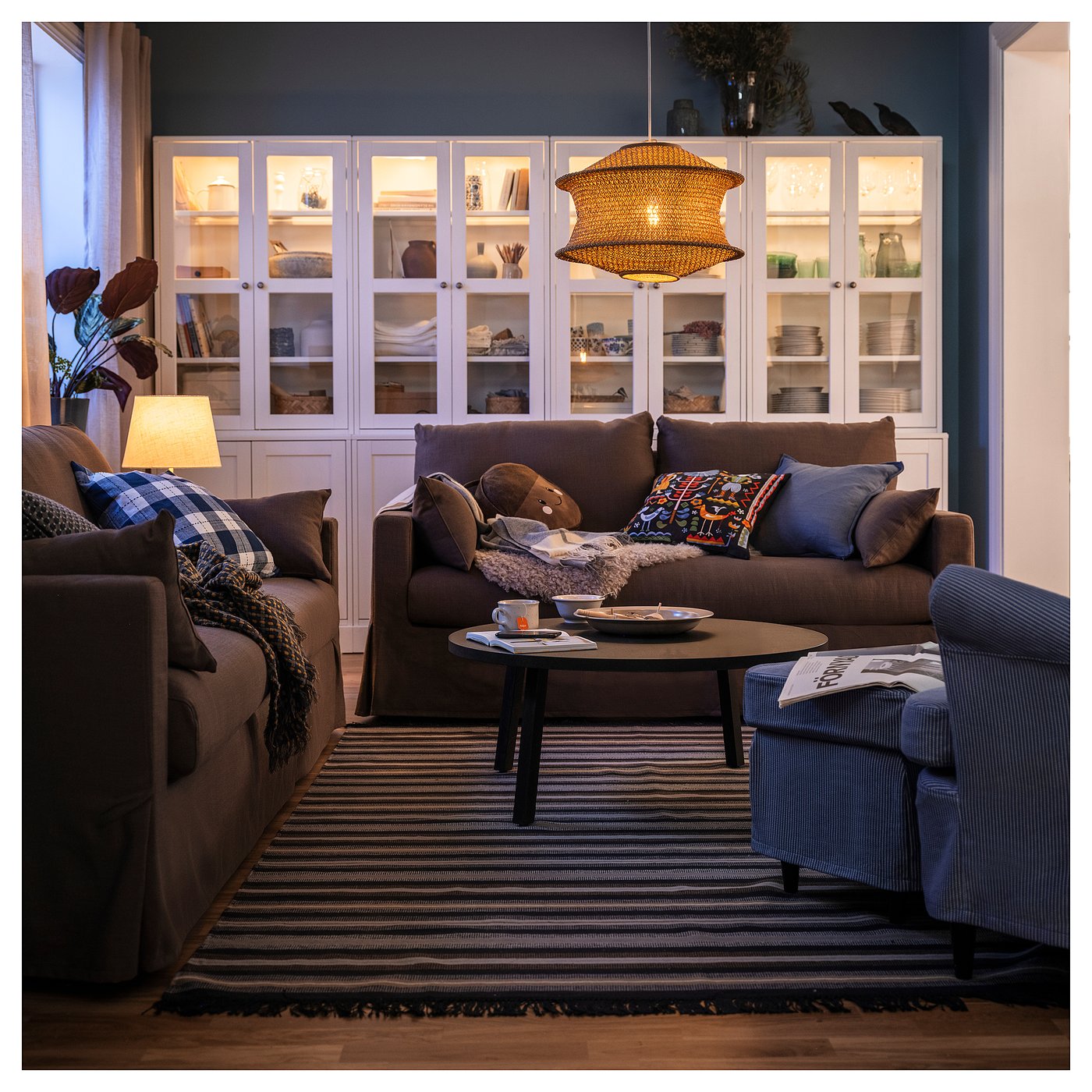 Thumbnail - IKEA HYLTARP 2er-Sofa Gransel graubraun Gransel graubraun