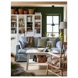 HYLTARP 2er-Sofa, Kilanda blassblau