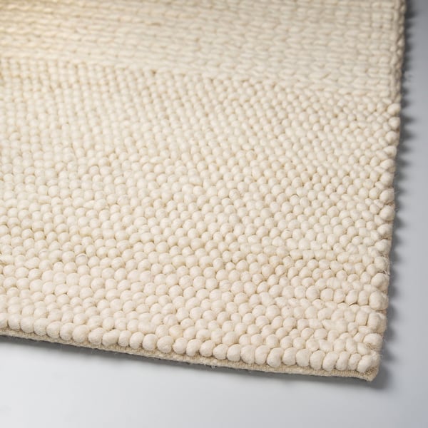 IBSKER Teppich, Handarbeit elfenbeinweiß, 170x240 cm - IKEA Deutschland