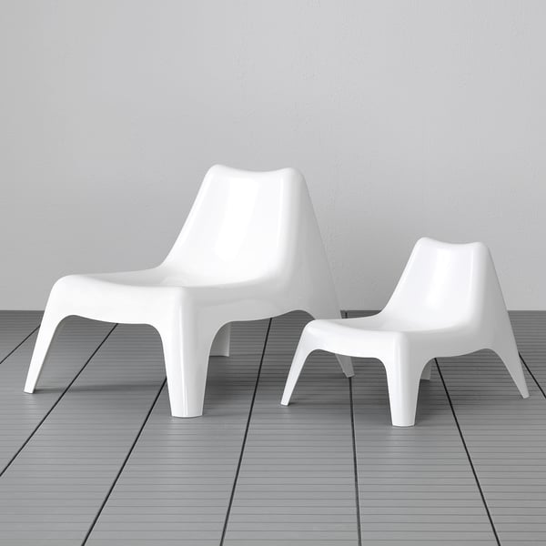 IKEA PS VÅGÖ Sessel/außen weiß IKEA Deutschland
