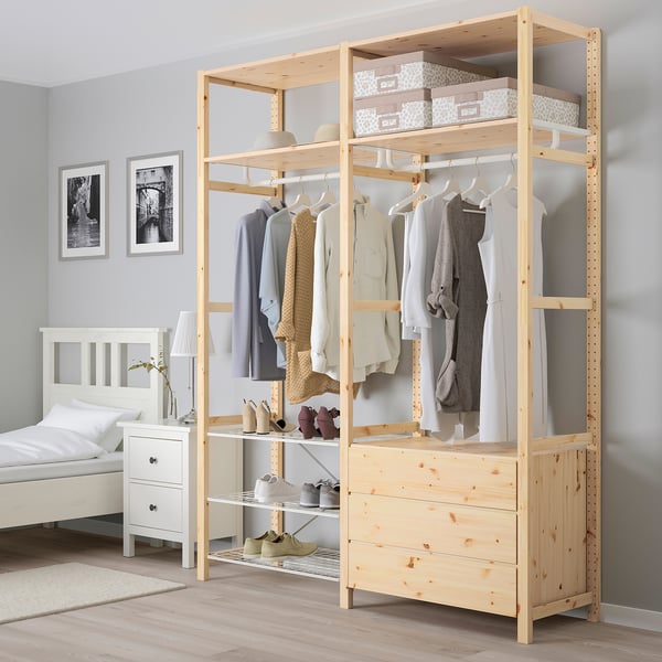 IVAR Regal + böden/kleiderstangen/kommo - IKEA Deutschland