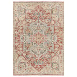 JÄRNVÄG Teppich Kurzflor, Ornamente rosa/beige, 160x230 cm