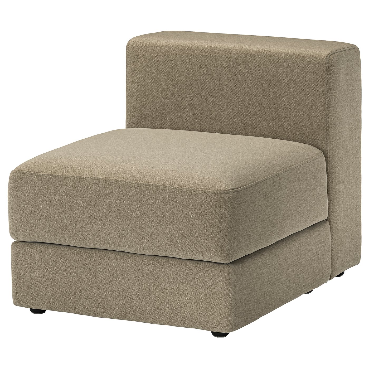 IKEA JÄTTEBO 1er-Sitzelement mit Aufbewahrung Johanneshov braunbeige Johanneshov braunbeige