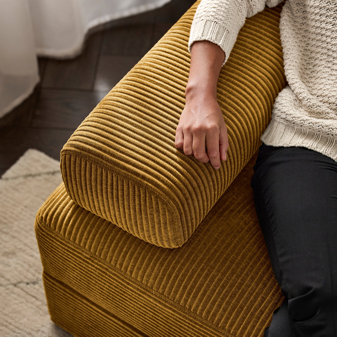 Thumbnail - IKEA JÄTTEBO Nackenkissen Samsala ocker Samsala ocker