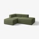 JÄTTEBO Ecksofa in Grün, modernes Design, weiche Polster, modulär und praktisch.