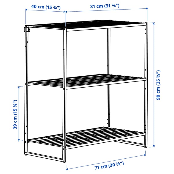 JOSTEIN Rost, Gitter drinnen/draußen/weiß, 40x88 cm - IKEA Deutschland