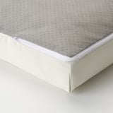 JUTHOLMEN 3er-Sitzelement/außen, dunkelgrau/Kuddarna beige