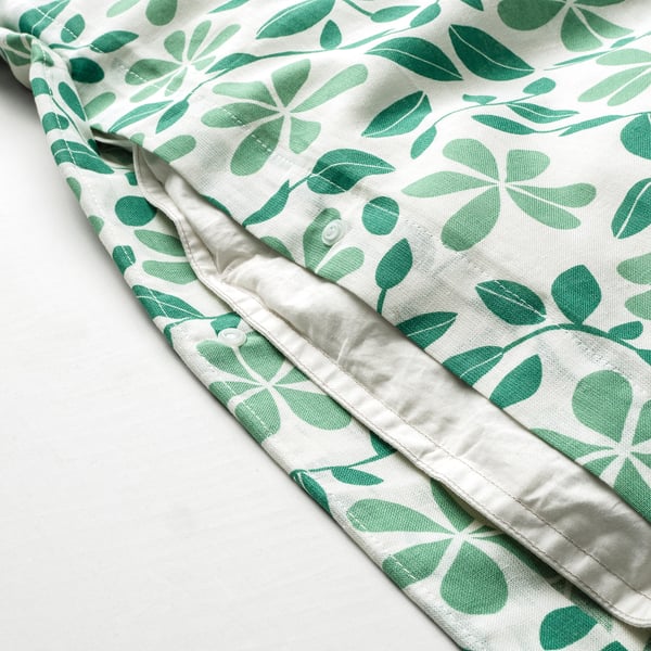 Juvelblomma Bettwascheset 2 Teilig Weiss Grun Ikea Deutschland