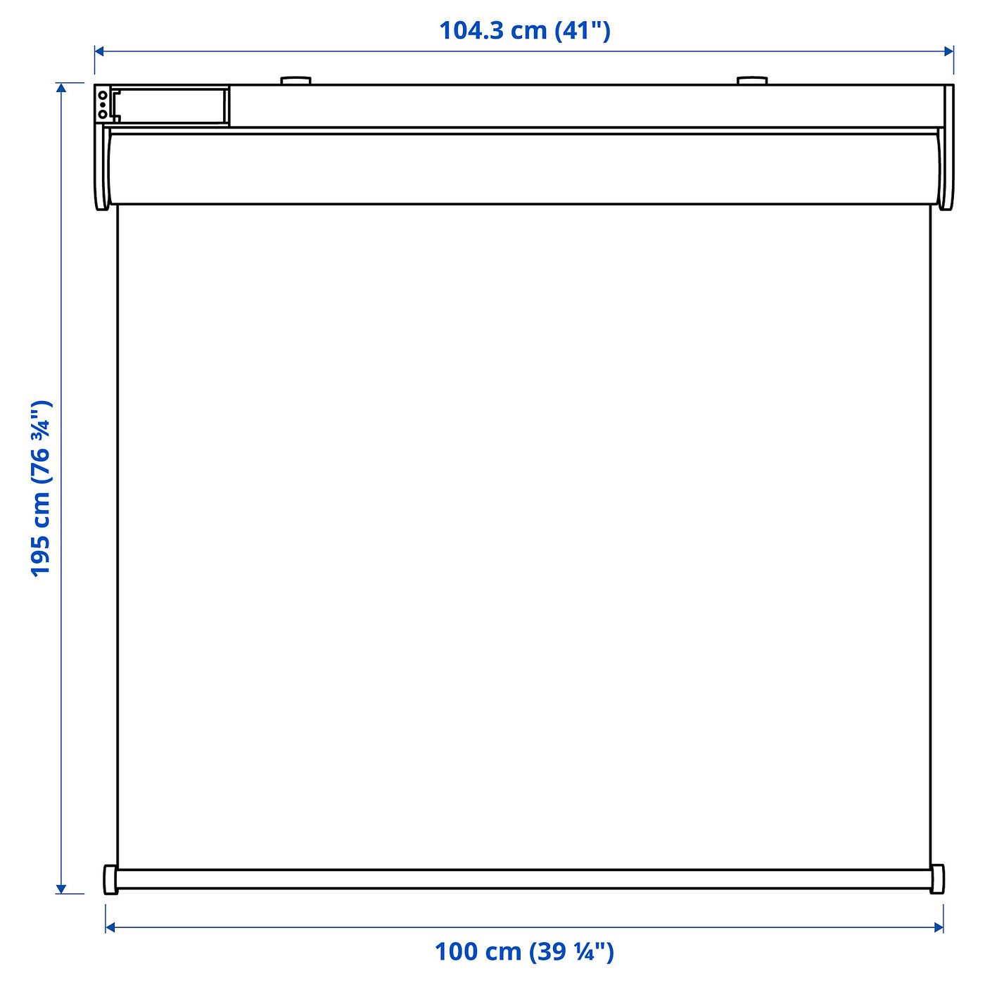 kadrilj rollo kabellos batteriebetrieben grau 100x195 cm ikea deutschland