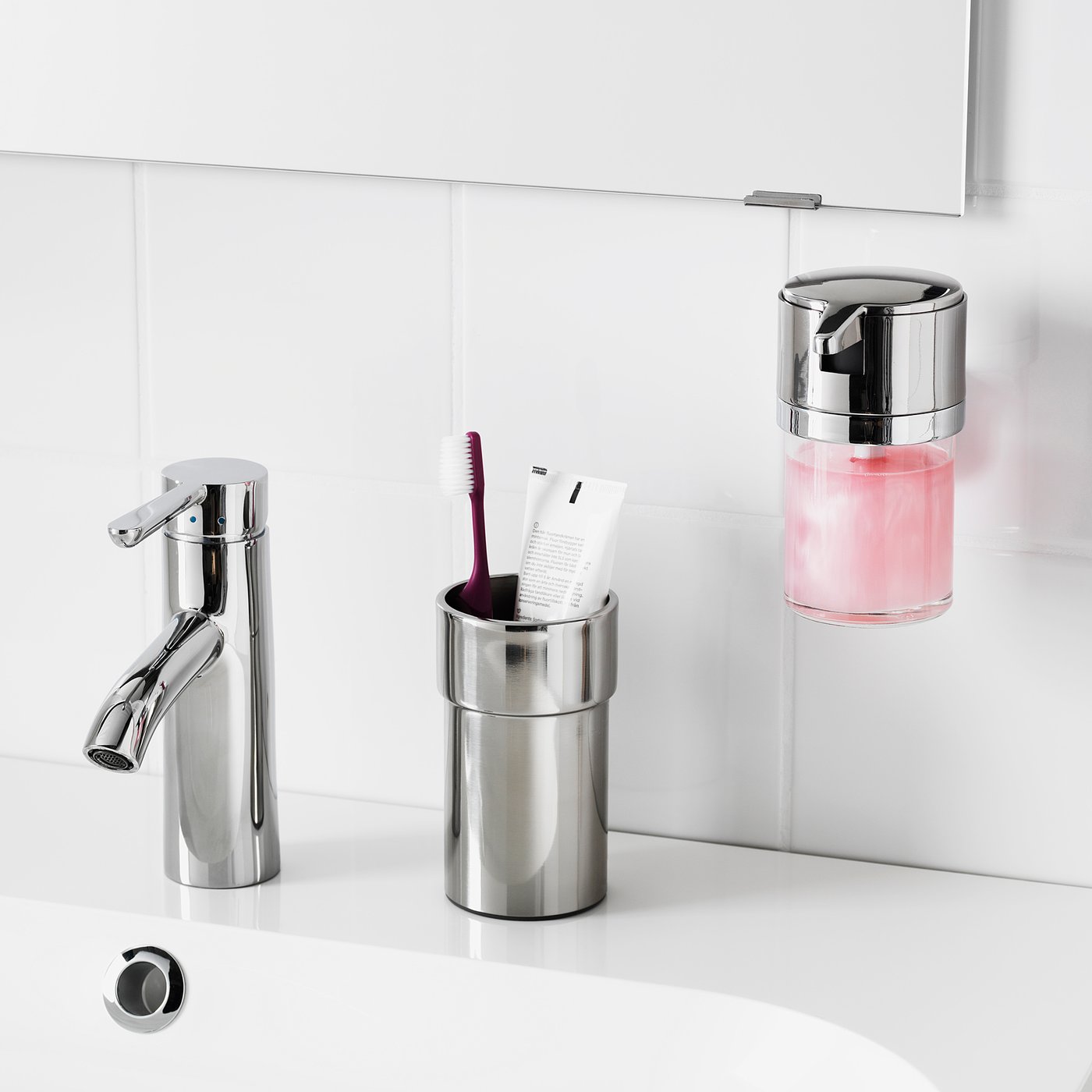 Kalkgrund Halter Fur Seifenspender Verchromt Ikea Deutschland