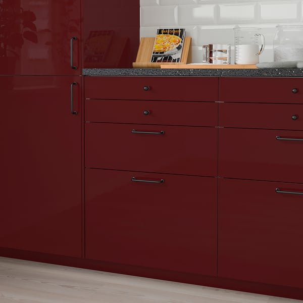 KALLARP Schubladenfront - Hochglanz dunkel rotbraun - IKEA Deutschland