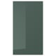 KALLARP grüner Küchenschrank, glänzende Oberfläche, rechteckige Form, modernes Design.