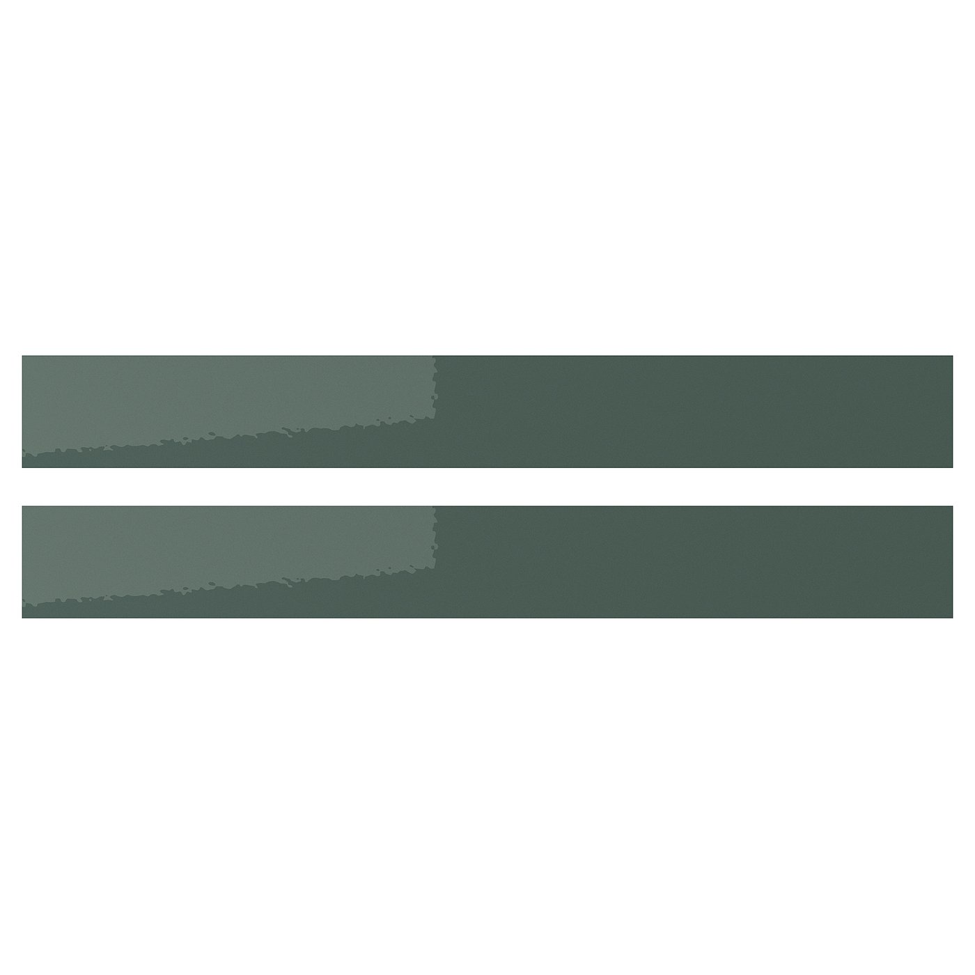 IKEA KALLARP Schubladenfront Hochglanz dunkel graugrün 80x10 cm