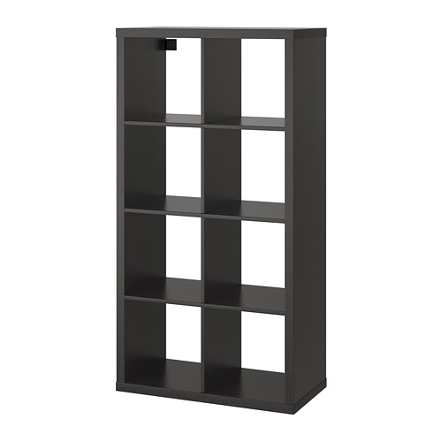 KALLAX Regal - schwarzbraun - IKEA