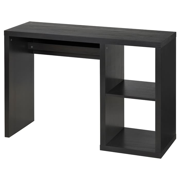 KALLAX Schreibtisch, schwarzbraun, 111x39 cm IKEA Deutschland